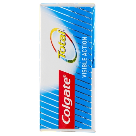 Colgate dentifricio Total Visible Action, protegge da batteri lingua, guance e gengive bitubo 2x75ml